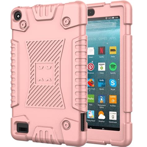 Fire 7 Case 2019, New Kindle Fire 7 9th Generation Cases Covers, Allytech Soft Silicone Rugged ...