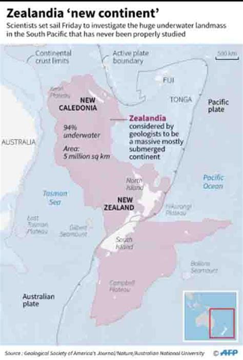 Scientists set sail to unlock secrets of 'lost continent' Zealandia | Geology Page