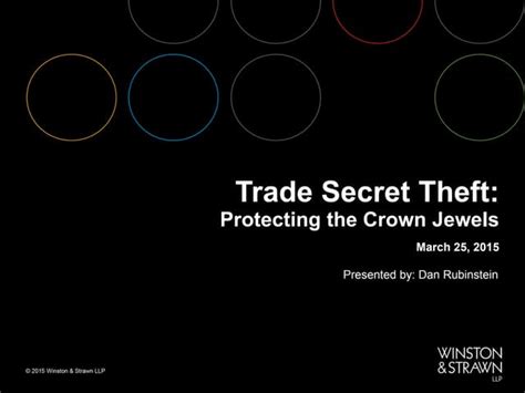 Trade Secret Theft – Protecting the Crown Jewels | PPT