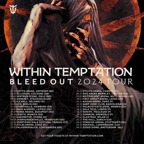 Within Temptation – Bleed Out 2024 Tour | Cardiff | MetalTalk - Heavy Metal News, Reviews and ...