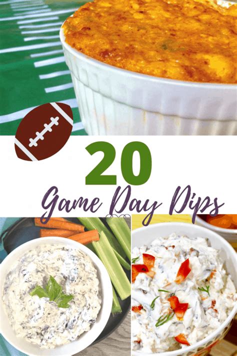 20 Easy & Delicious Dips for Game Day - Organized Island