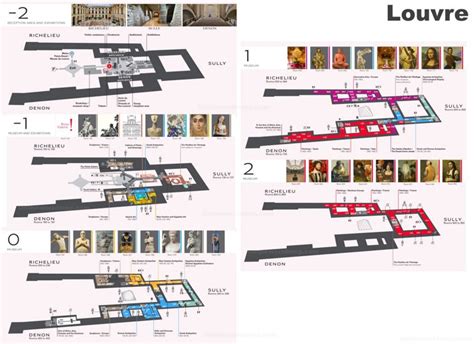 Louvre Museum Map | Paris - Ontheworldmap.com