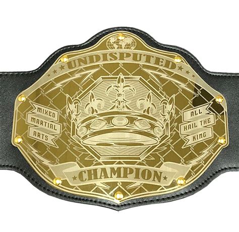 MMA Championship Belt - Custom Text – Undisputed Belts