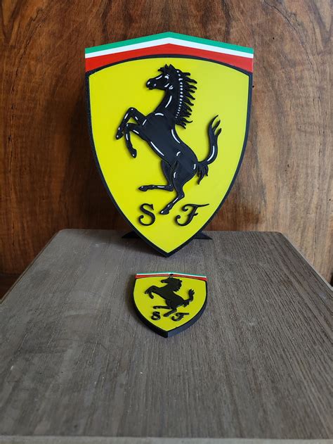 Ferrari Logo 8 and 20 Cm 3D Print / Model 8cm 1 Bought - Etsy