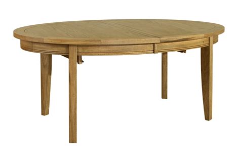 Linden solid oak dining room furniture oval extending dining table | eBay