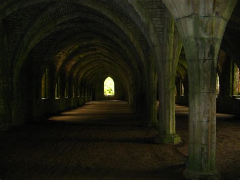 wine cellar in Fountains Abbey | Wine cellar ruins from an a… | Flickr
