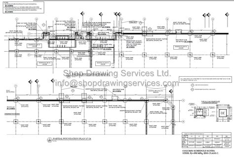 structural steel shop drawings Sample