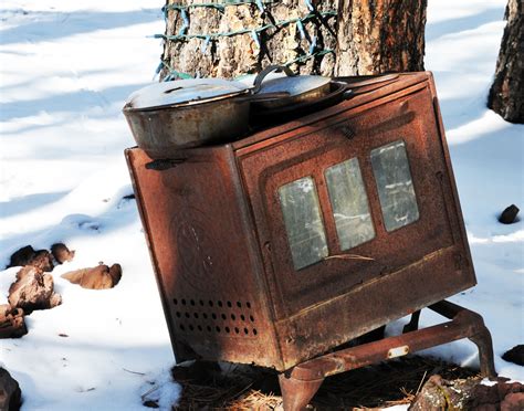 Vintage Campfire Stove Free Stock Photo - Public Domain Pictures