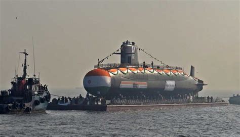 Scorpene class submarine Karanj launched - The Shillong Times