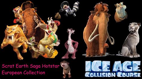 Ice Age Collision Course Scrat Earth Saga Hotstar European Collection ...