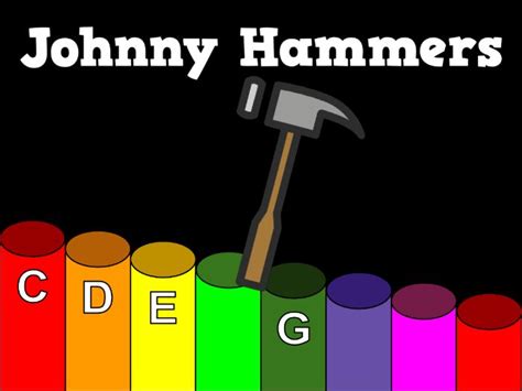 Johnny Works With One Hammer Boomwhacker Video and Sheet Music | Teaching Resources