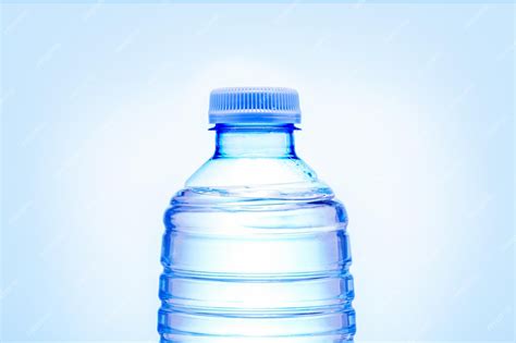 Premium Photo | Closeup on mineral water bottle on blue background