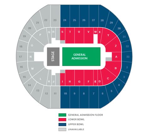 Pacific Coliseum Seating Map | Island Maps