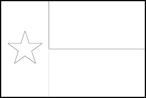 Texas Flag Coloring Page – State Flag Drawing – Flags Web