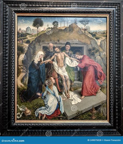 The Lamentation of Christ by Rogier Van Der Weyden Editorial Stock Photo - Image of brilliant ...