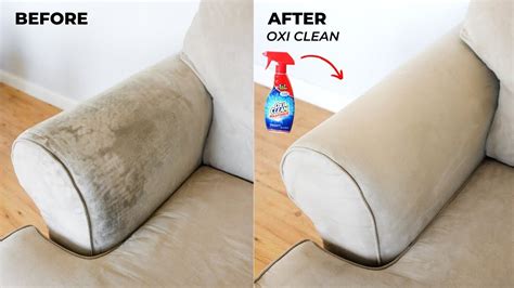 How To Clean Your Sofa / Couch With Oxi Clean - YouTube | Cleaning microfiber couch, Cleaning ...