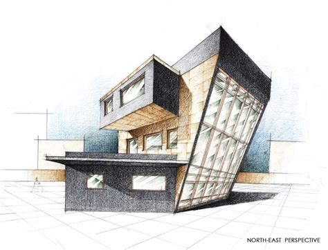 House Perspective Drawing at GetDrawings | Free download