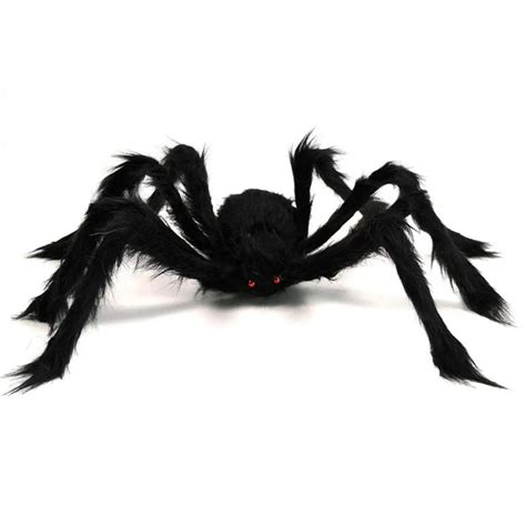 Halloween Giant Spider Decorations Large Fake Spider Hairy Spider ...