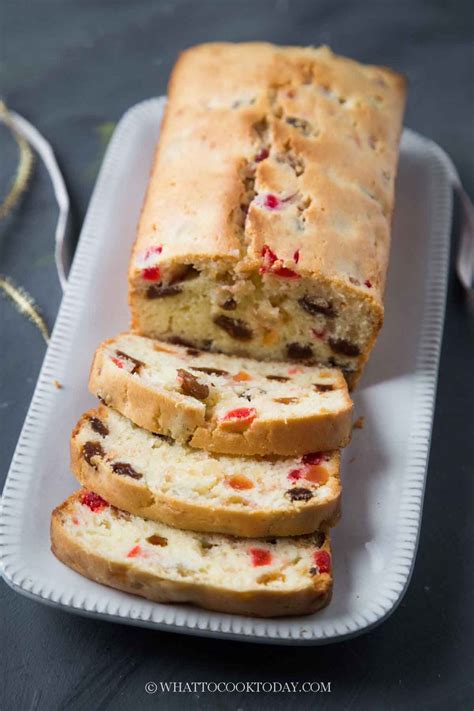 Easy Holiday Cream Cheese Fruit Cake Loaf (No Alcohol)