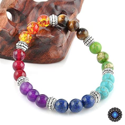 7 Chakra Healing Crystals Bracelet - Project Yourself