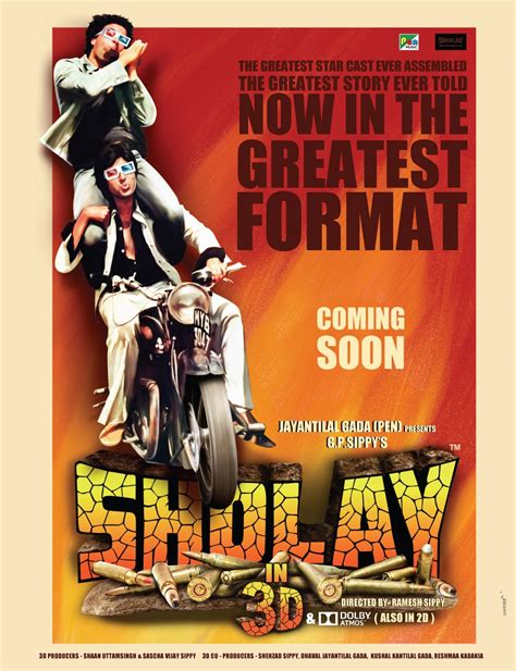 sholay 3d bike poster on Behance