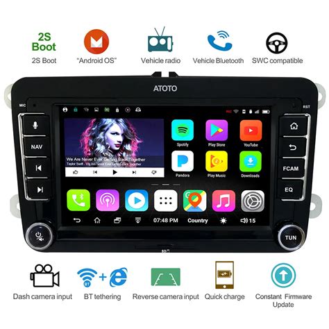 ATOTO A6 Android Car GPS Navigation Stereo/for Selected VW Volkswagen ...