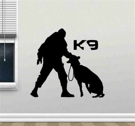 K9 Wall Decal K-9 Decal Vinyl Sticker K9 Sign Police Dog | Etsy