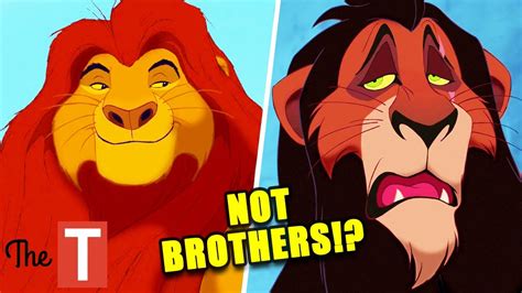 The Lion King: Mufasa And Scar Aren't Actually Brothers