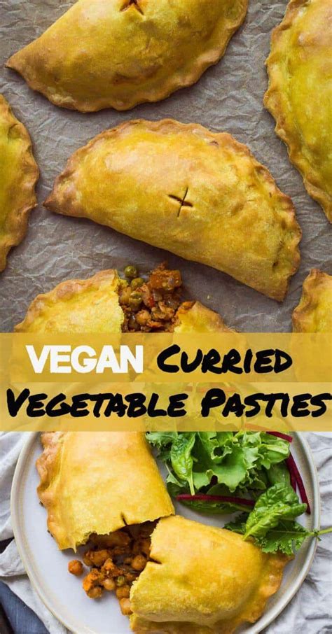 Curried Vegetable Pasties (Vegan) - Domestic Gothess