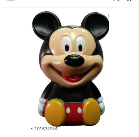 Plastic Mickey Mouse Money Bank, Feature : Attractive Packaging, Fine Finishing, Color : Multi ...