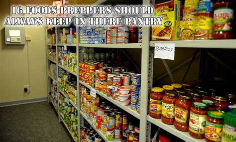 16 Foods Preppers Should Always Keep In Their Pantry - Home and Gardening Ideas