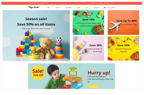 Magic World – Toys Store Clean Shopify Theme - Biggest Collection Of ...