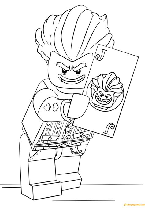 The Lego Batman Movie Arkham Asylum Joker Coloring Page - Free ...