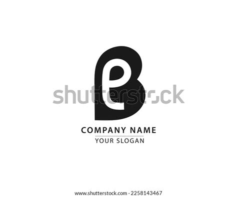 Creative Letter Be Logo Design Vector Stock Vector (Royalty Free ...