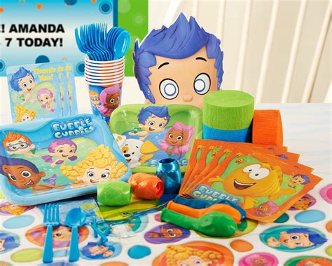 #BubbleGuppies party supplies on #BirthdayExpress Birthday Party Packs, 1st Birthday Parties ...