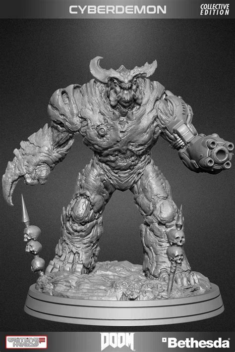 DOOM®: Cyberdemon Collective Statue | Gaming Heads