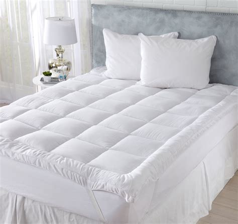 great bay home ultra-soft hotel quality twin xl mattress topper. hypoallergenic down alternative ...