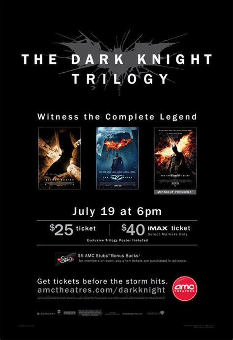 AMC's The Dark Knight Trilogy Showtimes | Fandango