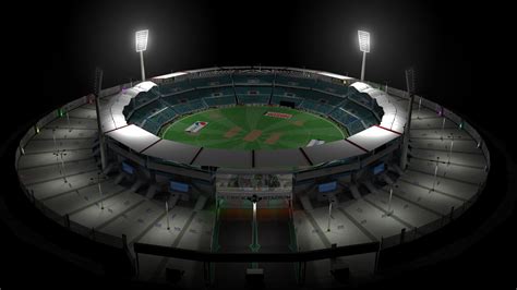 Cricket Stadium 3D model | CGTrader