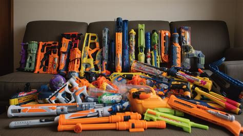 Garage Sale The Nerf Gun Collection At Home And Backgrounds | JPG Free ...