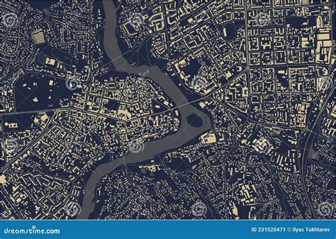 Map of the City of Vinnytsia, Ukraine Stock Vector - Illustration of 2023, oblast: 231520471