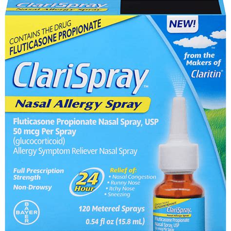 Claritin Nasal Allergy Spray 120 Sprays Fluticasone | Nasal Care | Foodtown