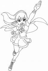 Supergirl DC Super Hero Girls Coloring Page  Free Printable sketch template