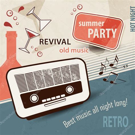 Background: 50s invitation | 50s retro background - music poster with ...