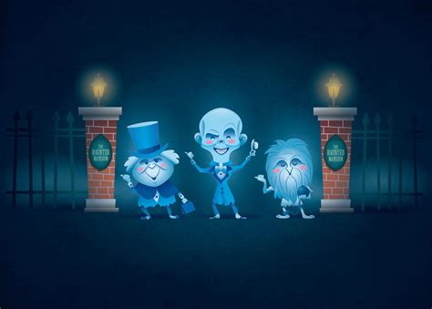 Haunted Mansion Ghosts | I did this fun piece for the incred… | Flickr