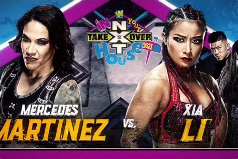 NXT TakeOver: In Your House 2021 - Mercedes Martinez vs. Xia Li Match ...