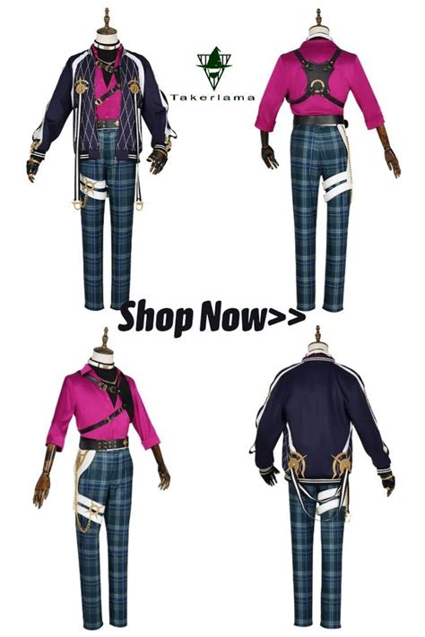 Doppio Dropscythe Cosplay Costume Virtual YouTuber NIJISANJI XSOLEIL Outfits Takerlama