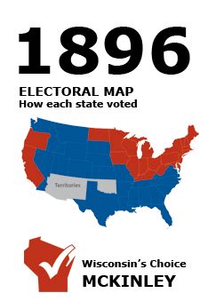 1896 Election - WI Results | Presidential Elections | Online Exhibits | Wisconsin Historical Society