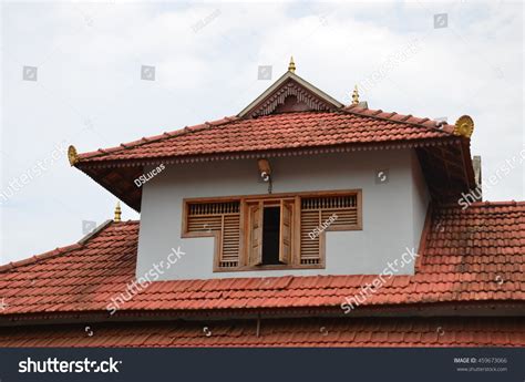 Traditional Architecture Tiled Roof House Kerala Stock Photo 459673066 ...