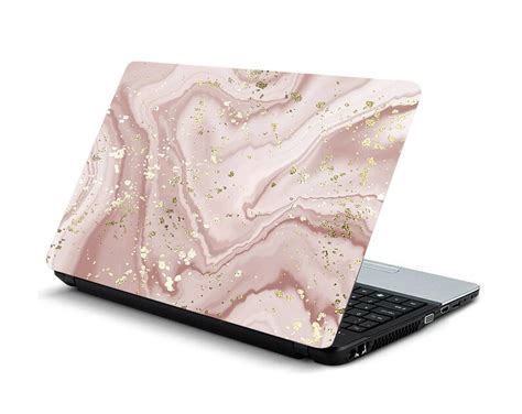 Pink Marble Laptop Skin Vinyl Dell Inspiron HP Chromebook - Etsy